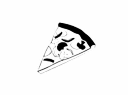 Pizza Slice - 11mm Loyalty Card Stamp